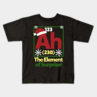 Chemistry element Christmas Kids T-Shirt
